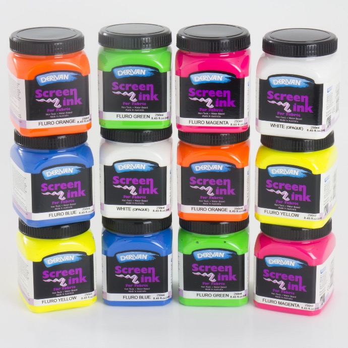 Royal Blue Glitter Screen Printing Ink