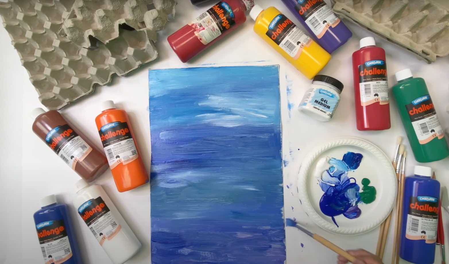 Egg carton project easy art for kids video