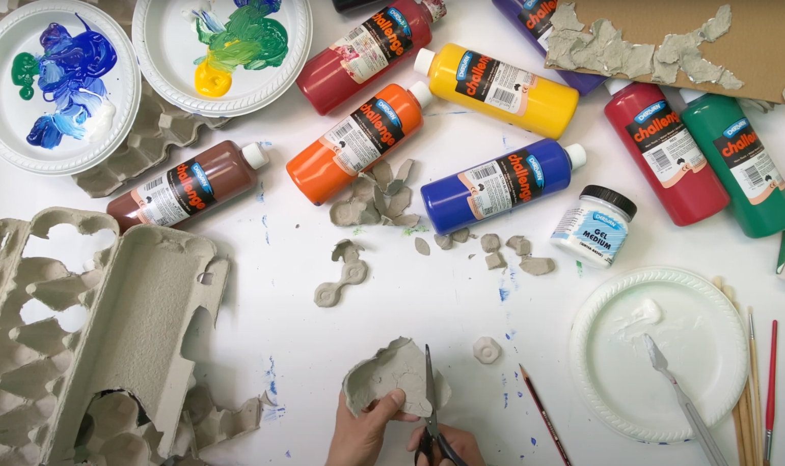 Egg carton project easy art for kids video