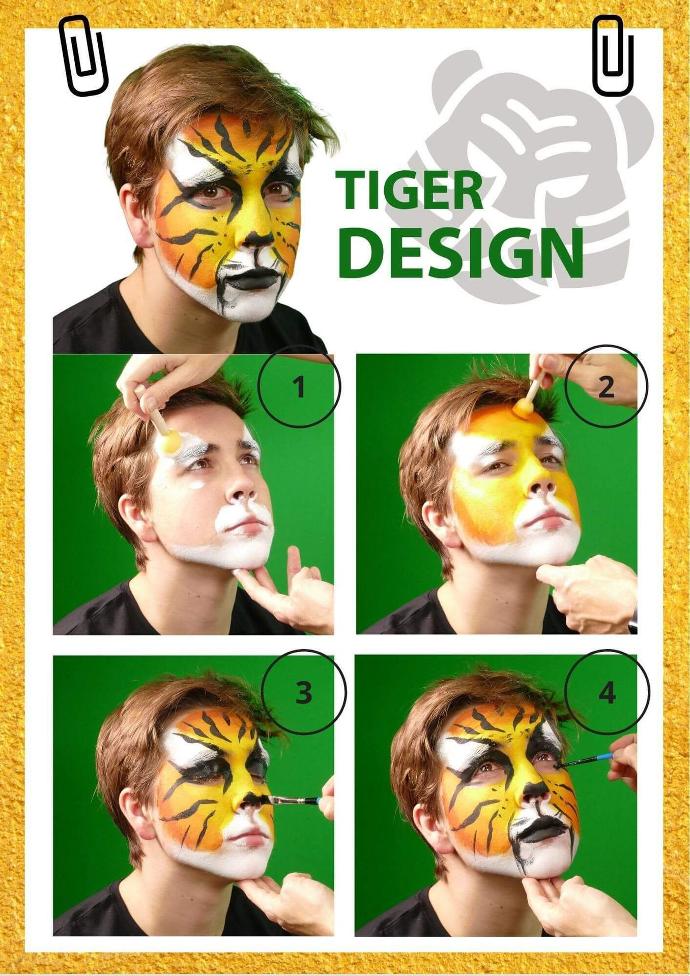 5 Fun Ways to Face Paint a Tiger - Face Paint Shop Australia