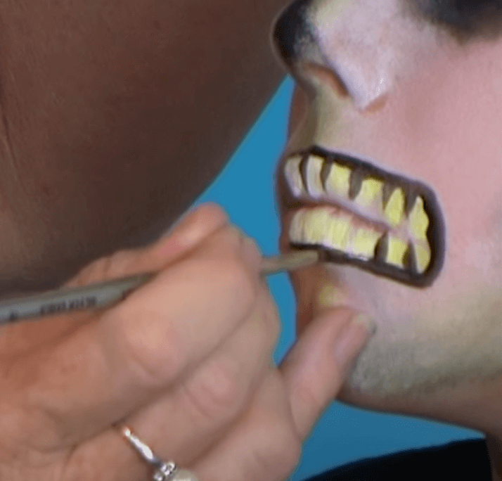 Face paint skull design bonus video included