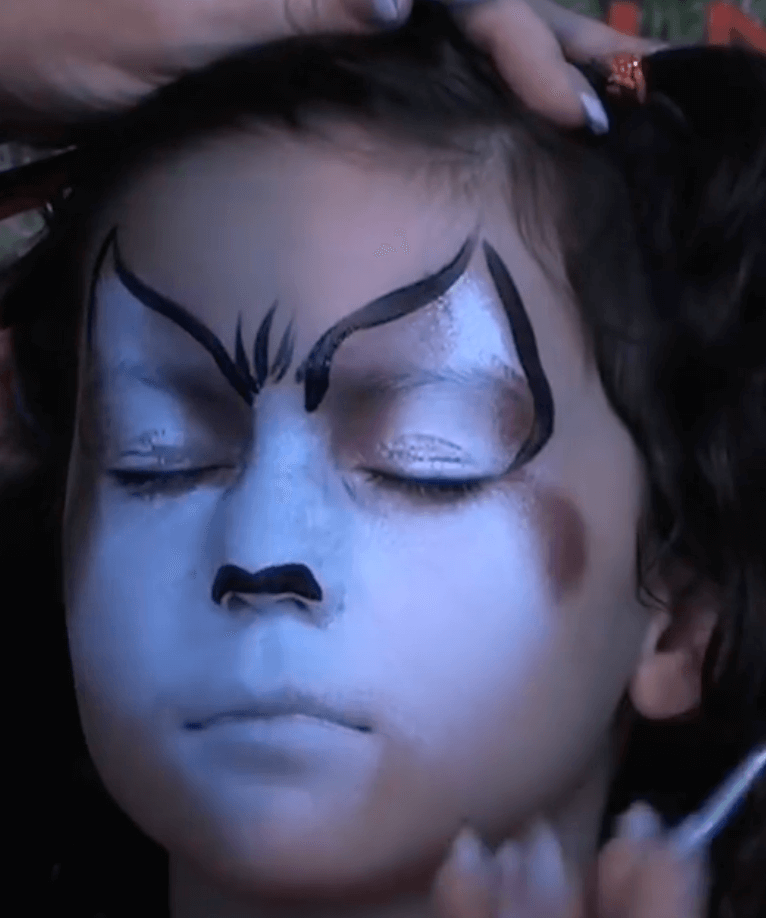 Learn how to paint a face paint a cat face with this stepbystep guid