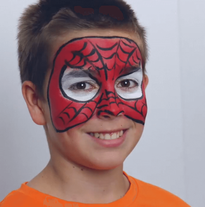 Two-Tone Spiderman Face Paint : 5 Steps - Instructables