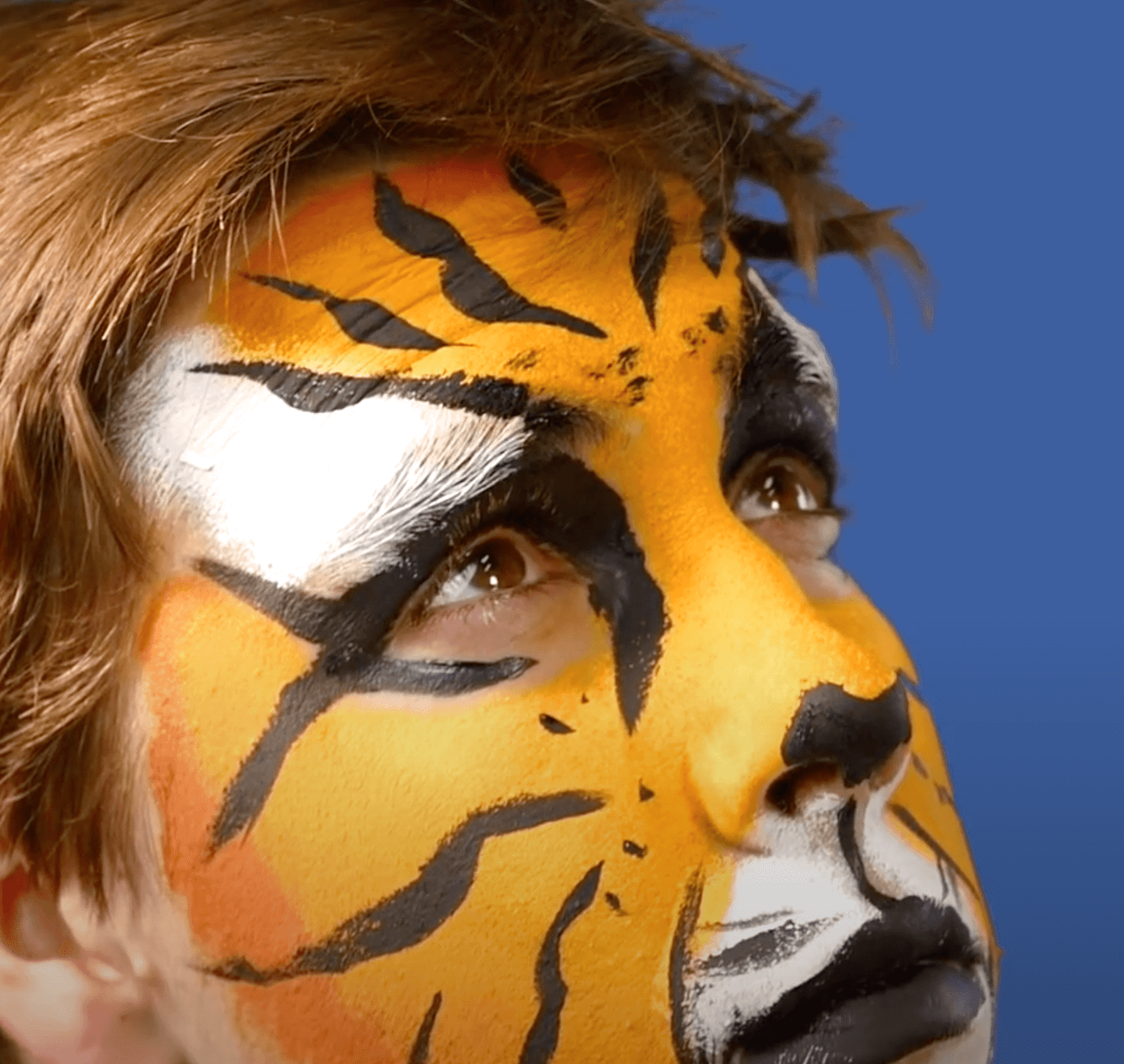 Face paint tiger design bonus video included