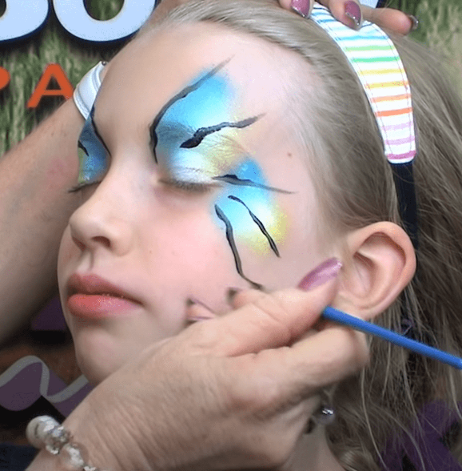 Easy witch face paint stepbystep guide video