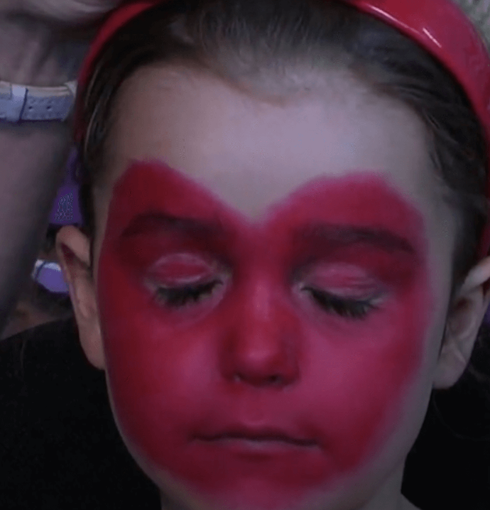 Ladybug Face Paint