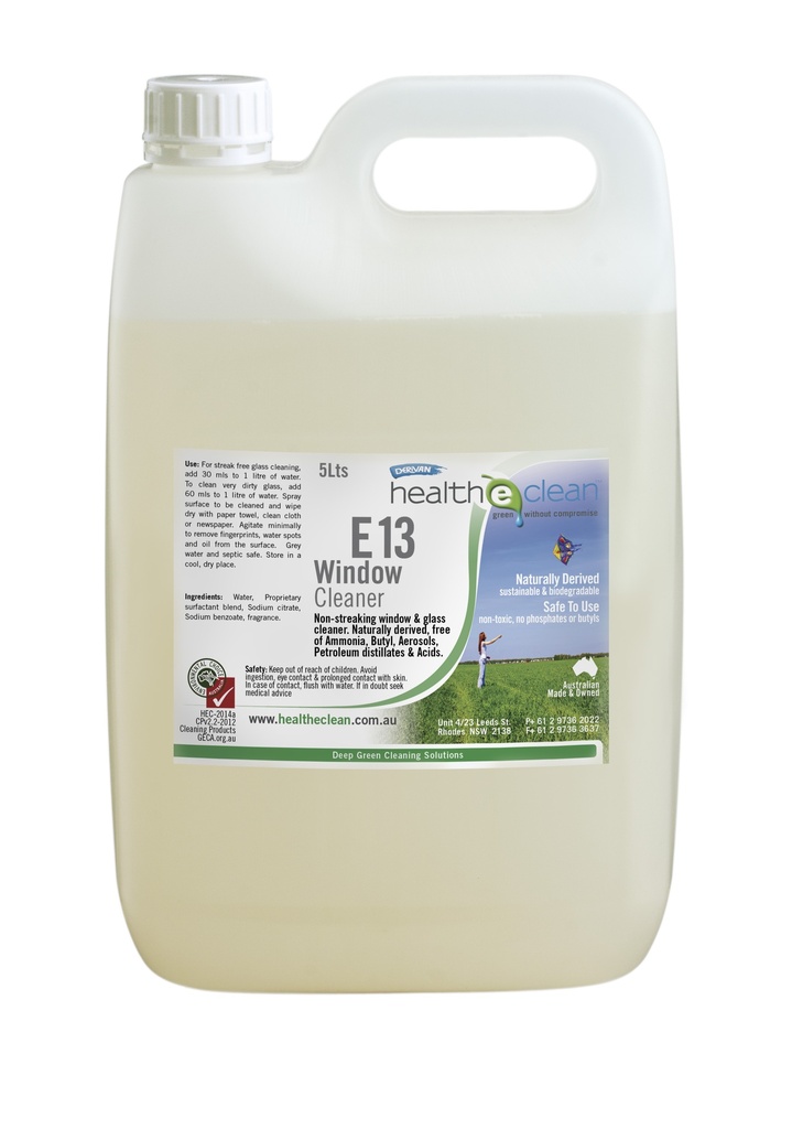 E13 WINDOW CLEANER 5LT