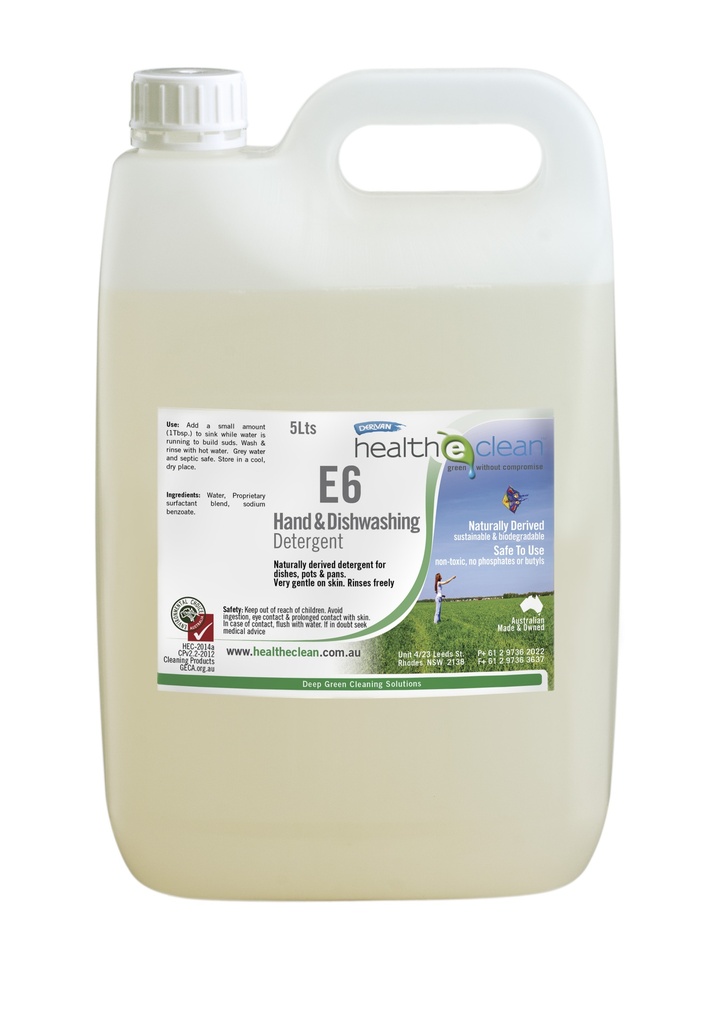 E6 DISHWASHING DETERGENT 5LT