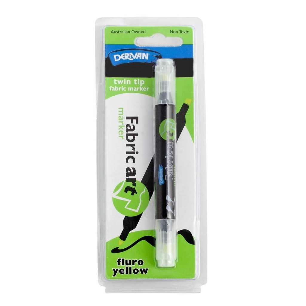  FABRIC ART MARKER FLURO YELLOW