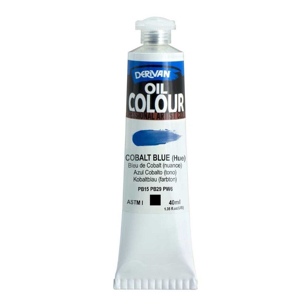  DERIVAN OIL COLOUR 40ML COBALT BLUE (HUE)
