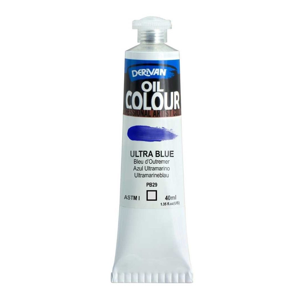  DERIVAN OIL COLOUR 40ML ULTRA BLUE