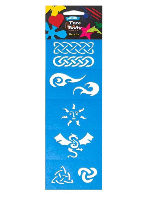  FACE PAINT STENCIL CELTIC SINGLE