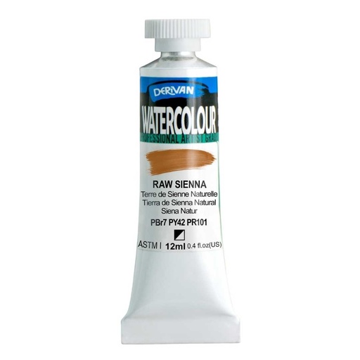  DERIVAN WATERCOLOUR 12ML RAW SIENNA