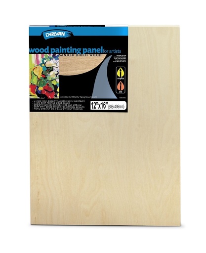  DERIVAN WOOD PANELS 30X40CM(12X16")