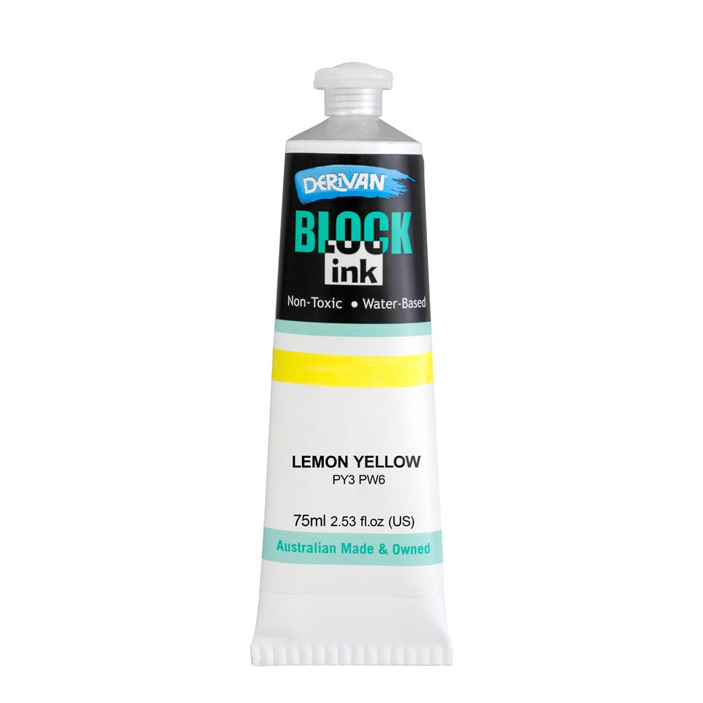  BLOCK INK 75ML LEMON YELLOW (COOL)