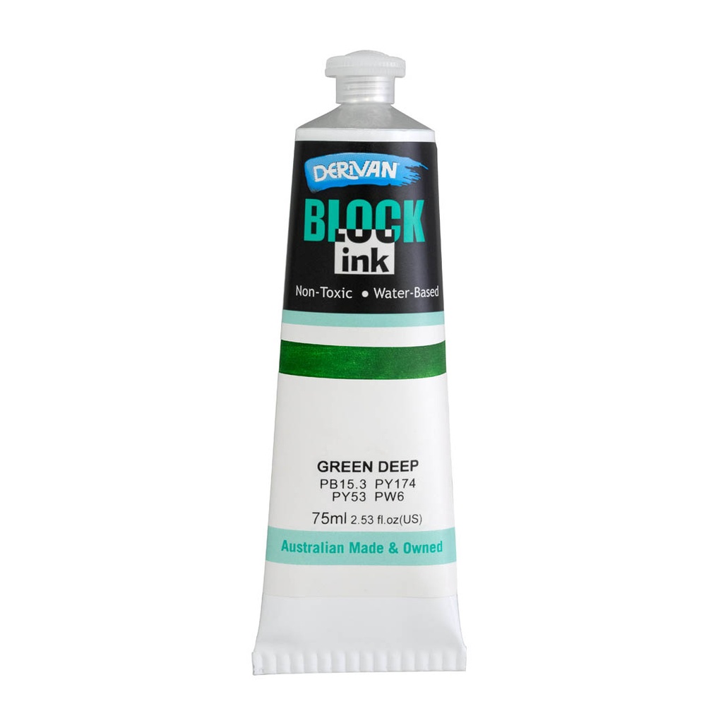  BLOCK INK 75ML GREEN DEEP