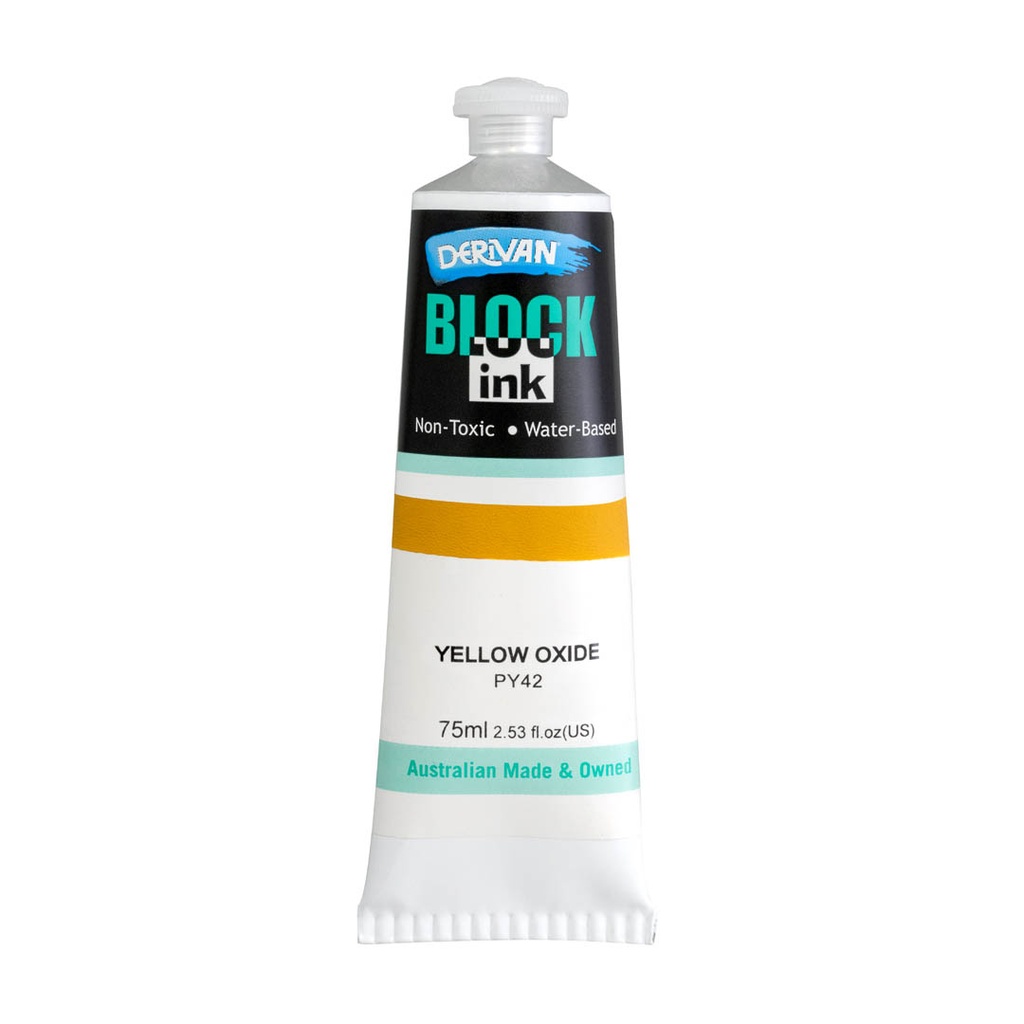  BLOCK INK 75ML YELLOW OXIDE