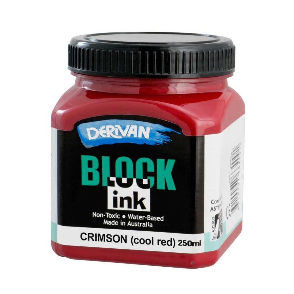  BLOCK INK 250ML CRIMSON (COOL RED)