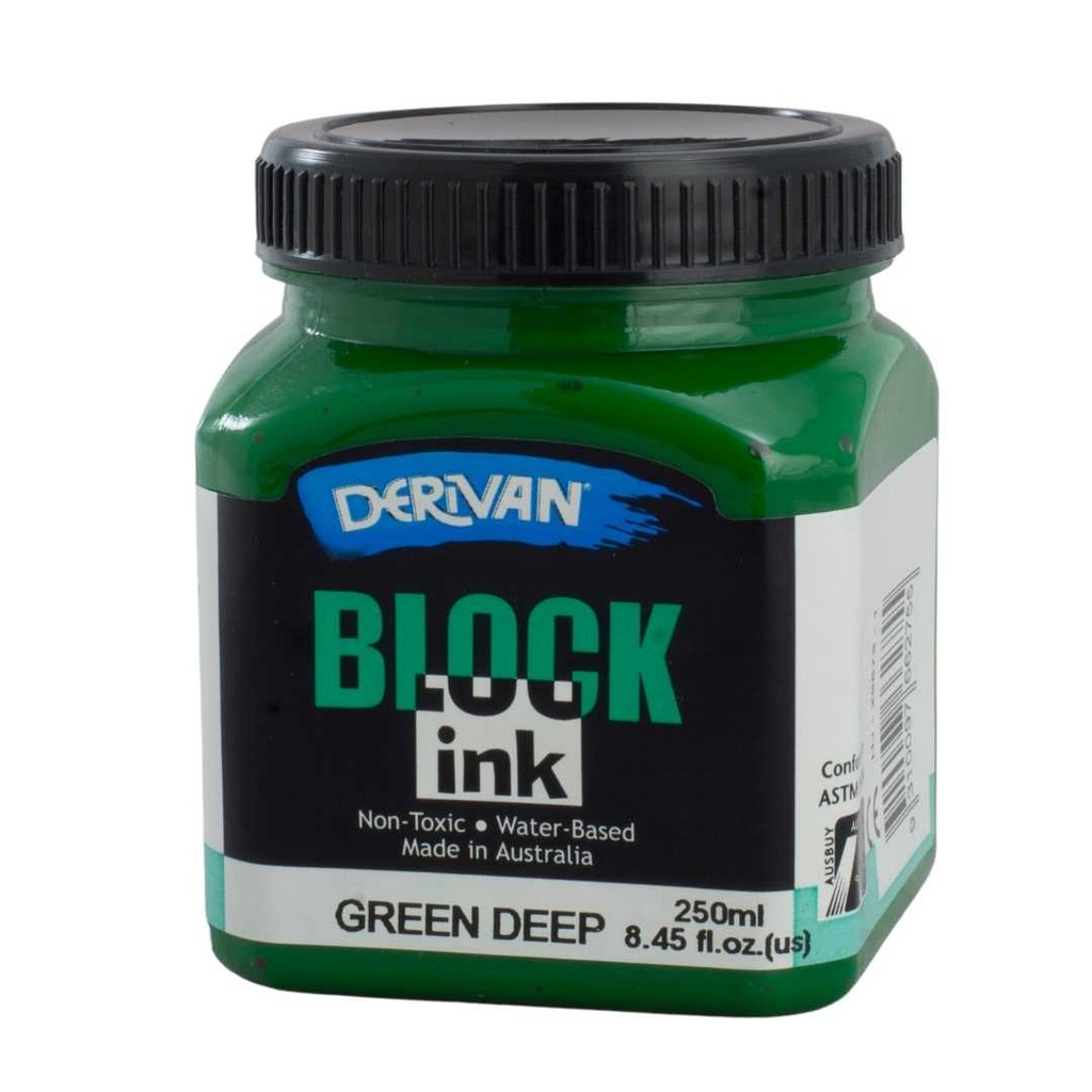 BLOCK INK 250ML GREEN DEEP