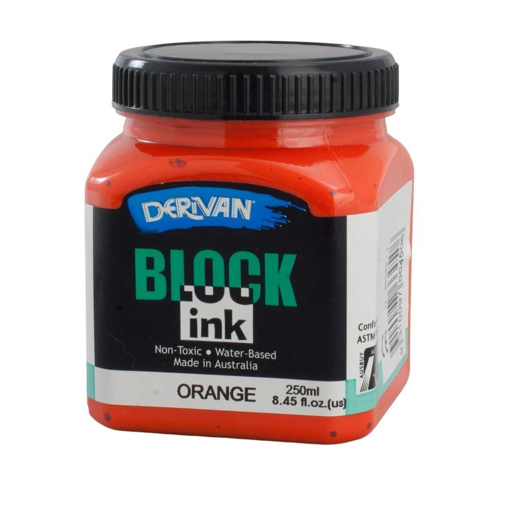  BLOCK INK 250ML ORANGE