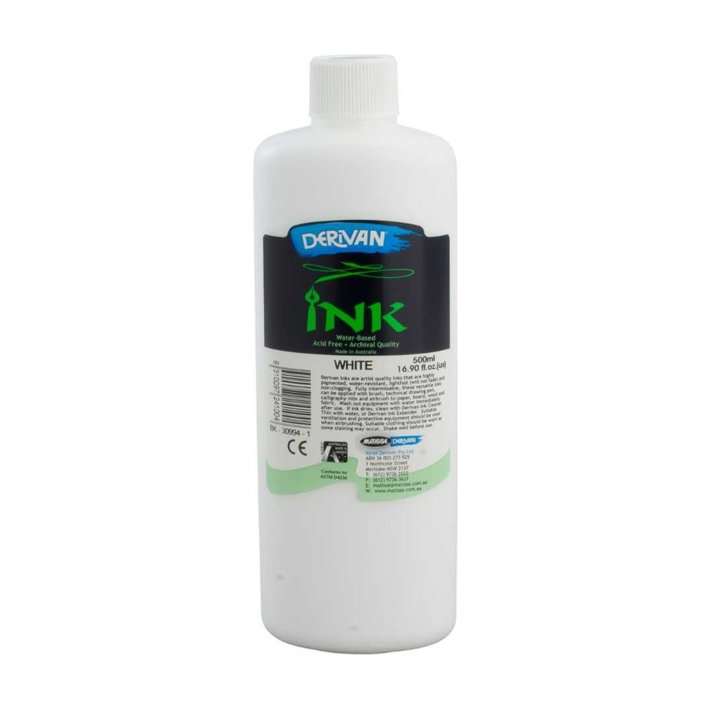  DERIVAN INK 500ML WHITE