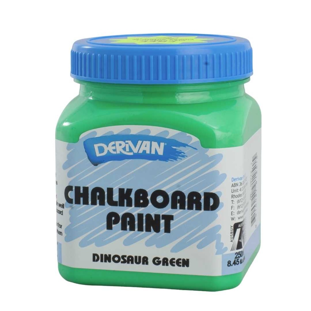  DERIVAN 250ML CHALKBOARD DINOSAUR GREEN