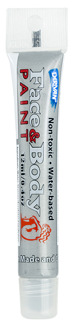  FACE & BODY 12ML TUBE METALLIC SILVER 2