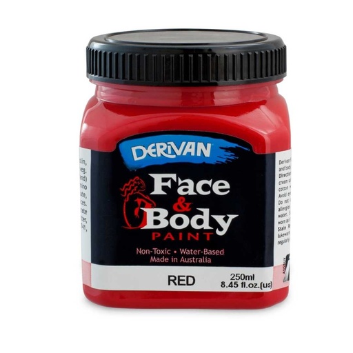 FACE PAINT 250ML RED