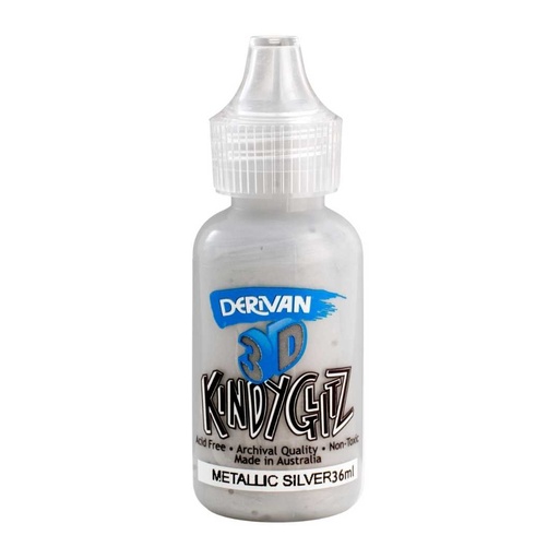  3D KINDYGLITZ 36ML METALLIC SILVER