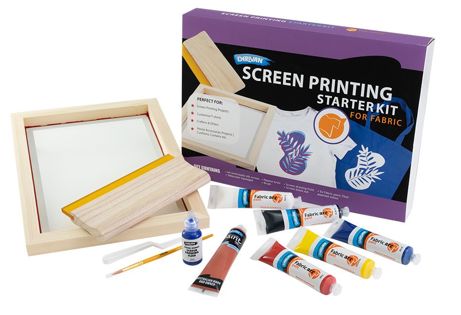 DERIVAN SILK SCREEN SET FOR FABRIC