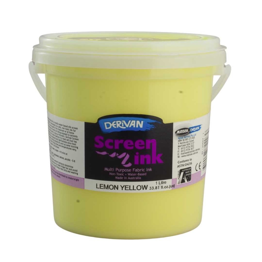  SCREEN INK 1LT LEMON YELLOW