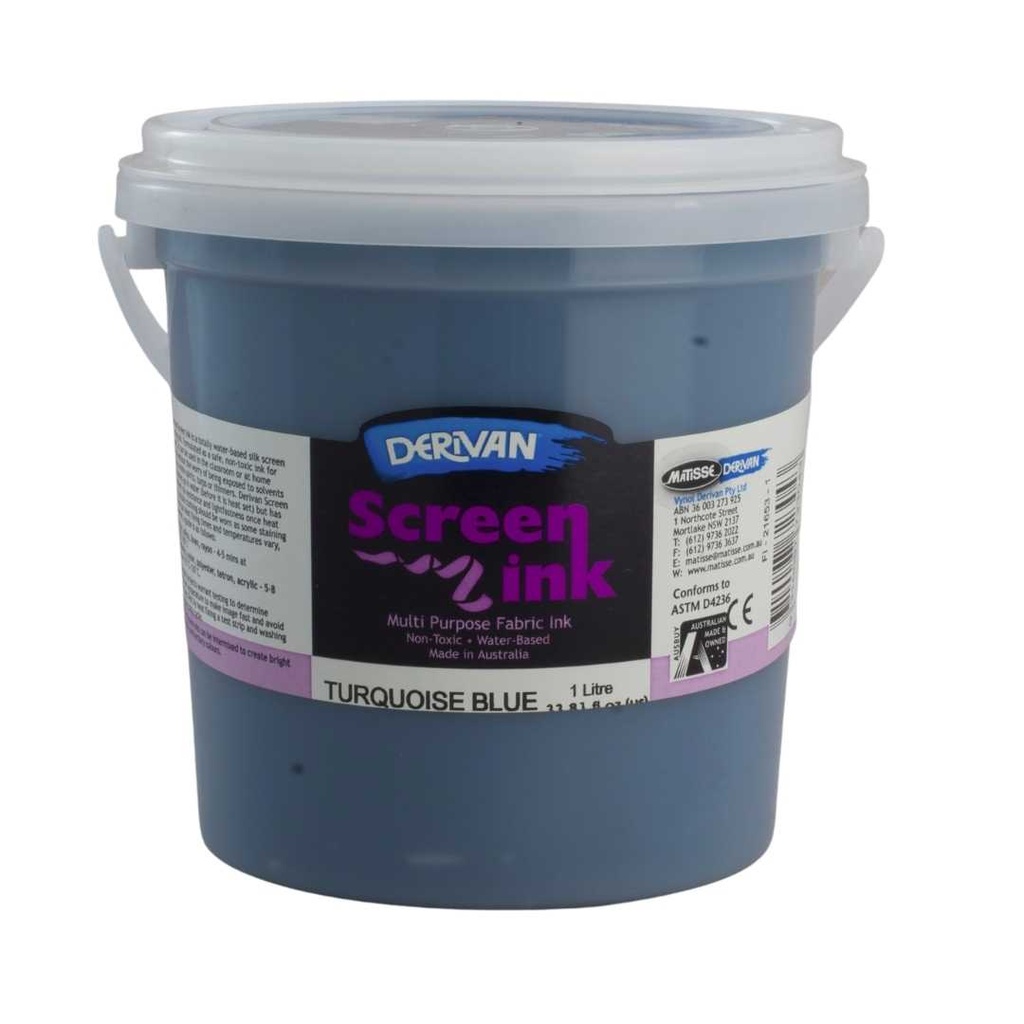  SCREEN INK 1LT TURQUOISE BLUE