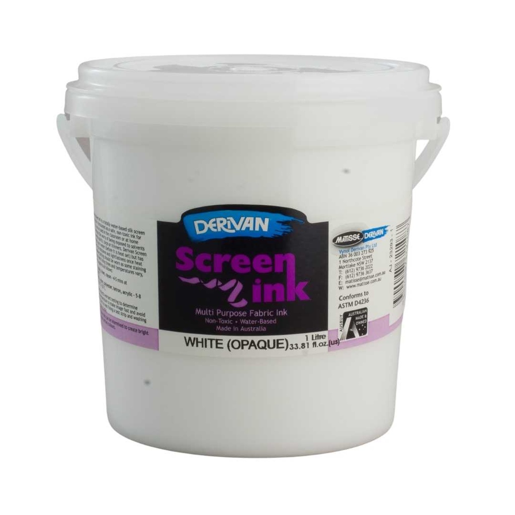  SCREEN INK 1LT WHITE