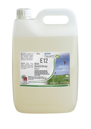 [2HCE125L] E12 ALOE HAND & BODY WASH 5LT