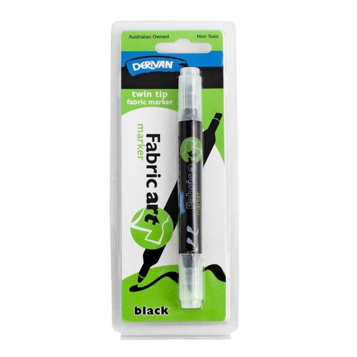 [9FAMBK]  FABRIC ART MARKER BLACK