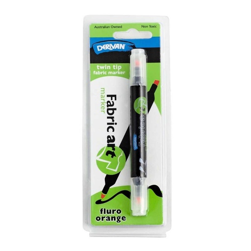 [9FAMFO]  FABRIC ART MARKER FLURO ORANGE