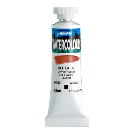 [9WC10RO]  DERIVAN WATERCOLOUR 12ML RED OXIDE