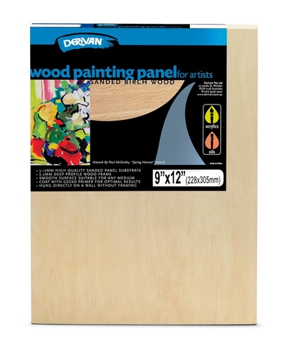 [9WP0912]  DERIVAN WOOD PANELS 23X30CM(09X12")
