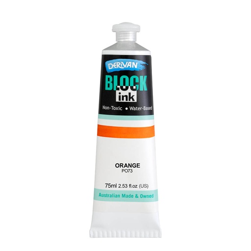 [1B7O]   BLOCK INK 75ML ORANGE