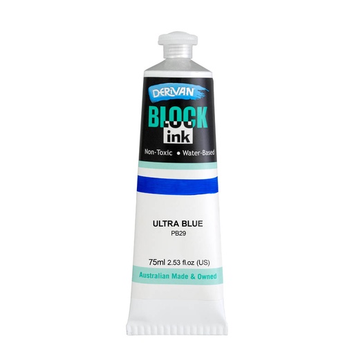 [1B7UBL]   BLOCK INK 75ML ULTRA BLUE (WARM)