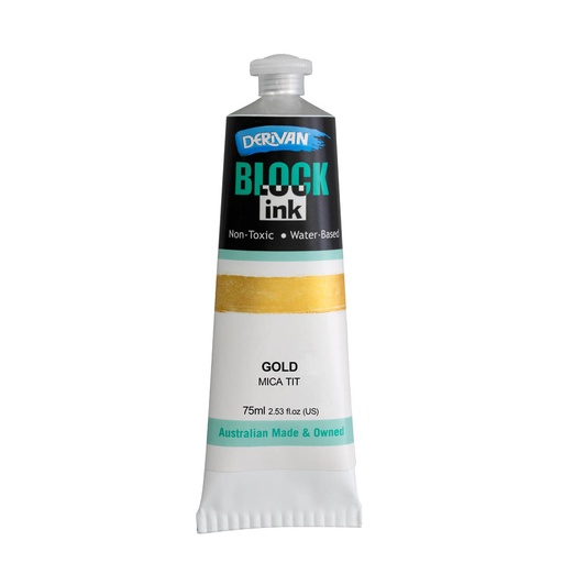 [1B7MG]  BLOCK INK 75ML GOLD