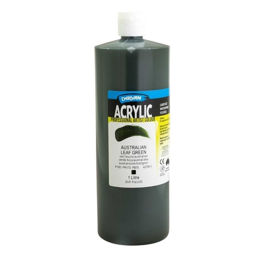 [1A1ALG] DERIVAN ACRYLIC 1LT AUSTRALIAN LEAF GREEN