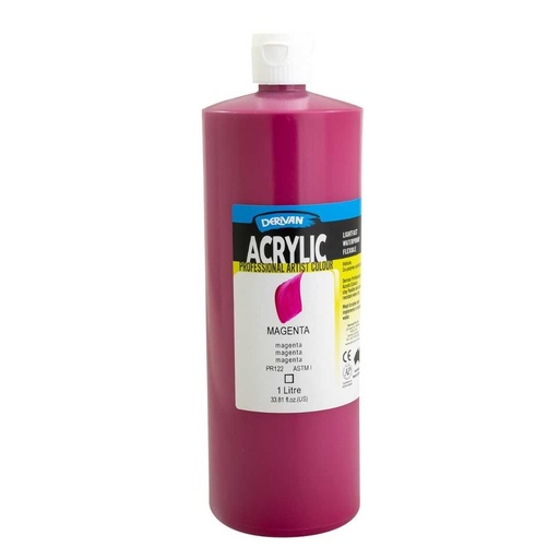 [1A1M]  DERIVAN ACRYLIC 1LT MAGENTA