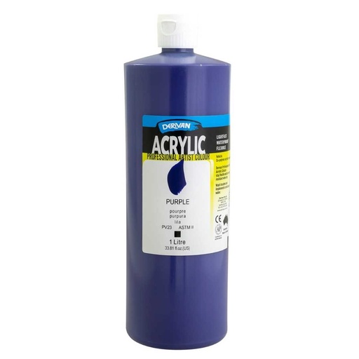 [1A1P]  DERIVAN ACRYLIC 1LT PURPLE
