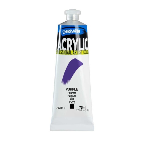 [1A7P]  DERIVAN ACRYLIC 75ML PURPLE