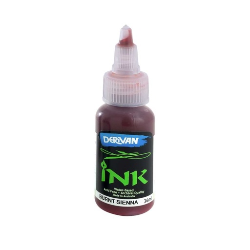 [1DI36BS]  DERIVAN INK 36ML BURNT SIENNA