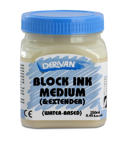 [1DM25BIM]  DERIVAN 250ML BLOCK INK MEDIUM & EXTENDER