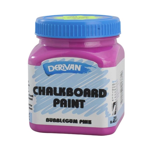 [1DM25CBP]  DERIVAN 250ML CHALKBOARD BUBBLEGUM PINK