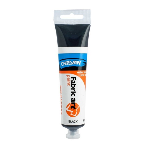 [1FA60PBK]  FABRIC ART PAINT 60ML BLACK