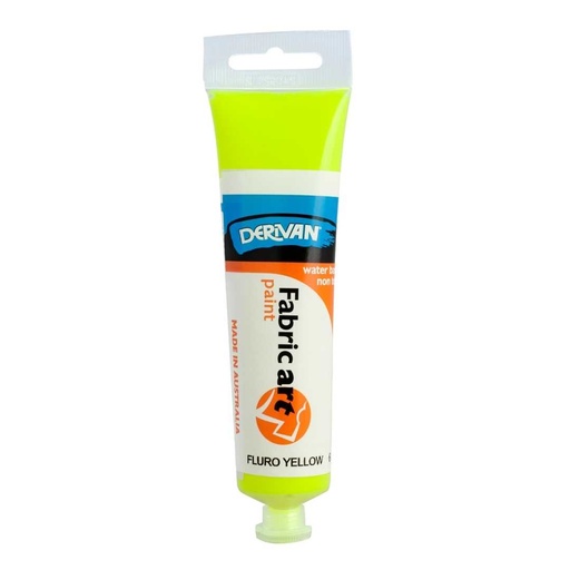 [1FA60PFY]  FABRIC ART PAINT 60ML FLURO YELLOW
